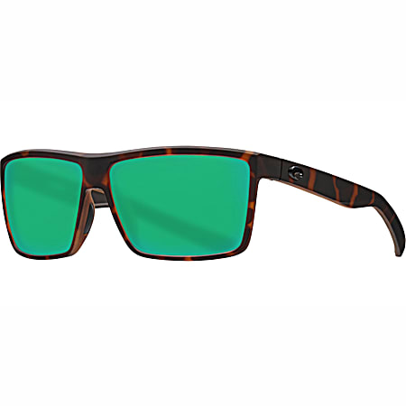 Adult Rinconcito Tortoise, Green Mirror 580G Polarized Sunglasses