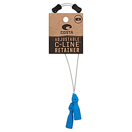 Costa C-Line Silver Adjustable Sunglass Silicone Retainer