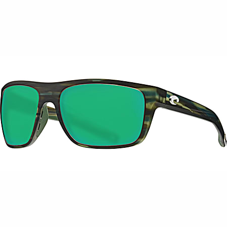 Adult Broadbill Matte Reef Green Mirror 580G Polarized Sunglasses