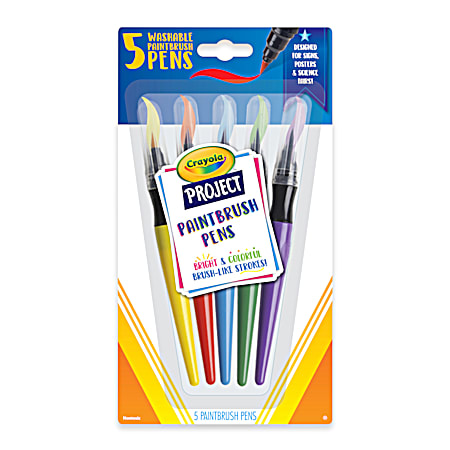 Crayola Paint Brush Pens - 5 ct