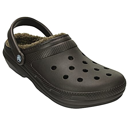 Adult Classic Lined Black Clogs