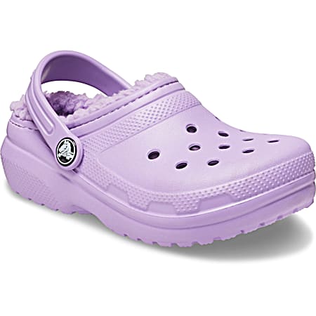 Kids' Classic Lined Orchid Clogs