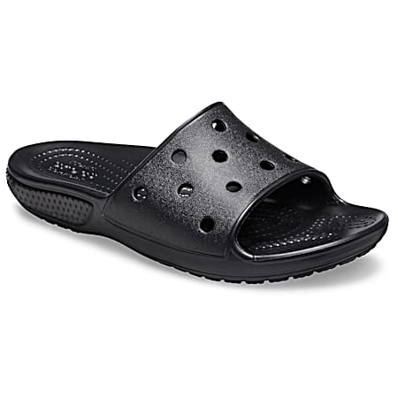 Kids' Classic Black Slide Sandals