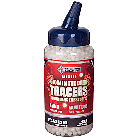 Crosman Tracers .12 Gr Airsoft Glow-In-The-Dark BBs - 2,000 Ct