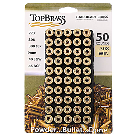 .308 WIN Brass with Tray 50 Ct.