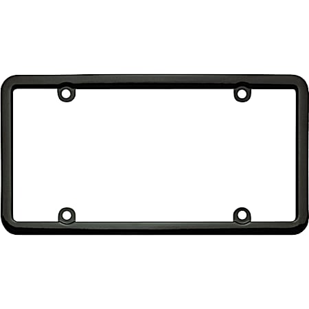 Black Classic Lite License Plate Frame
