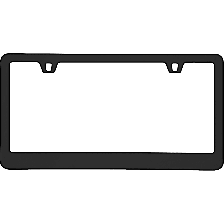Cruiser Accessories Black Neo Classic License Plate Frame