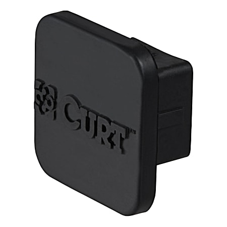 Curt 1.25 in Black Rubber Receiver Tube Cover