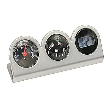 Custom Accessories Clock/Compass/Thermometer Combo