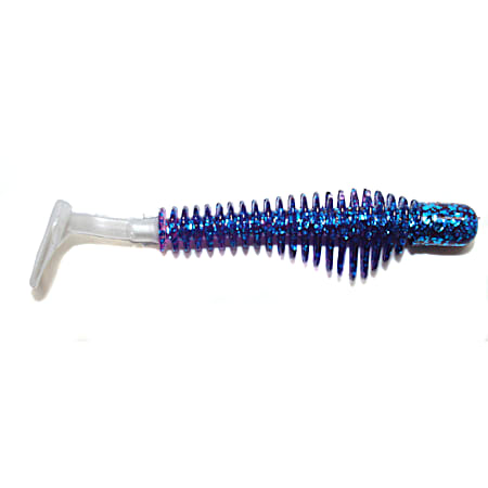 Bfishn Tackle Electric Blue Pearl Tail AuthentX Pulse R Bait