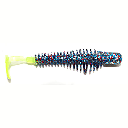 Bfishn Tackle Firecracker Chartreuse Tail AuthentX Pulse R Bait