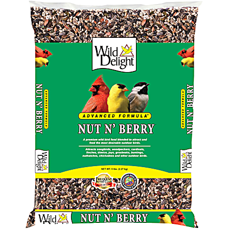 Wild Delight 5 Lb Advanced Formula Nut N' Berry Wild Bird Food