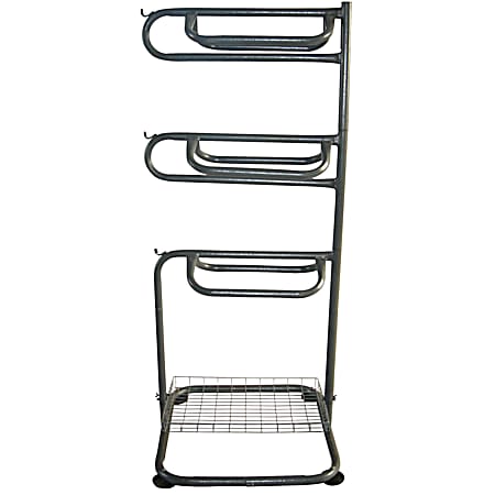 DDI Inc. 3-Tier Saddle Rack with Accessory Basket