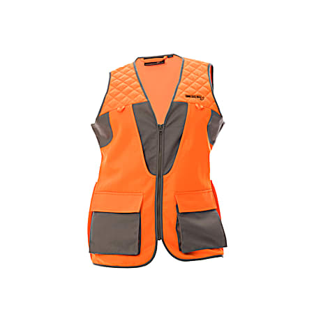 DSG Outerwear Women's Upland Hunting Blaze Orange/Stone Grey Vest