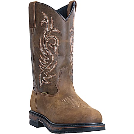 Men's Brazos Tan Waterproof Western Boots by Laredo at Fleet Farm