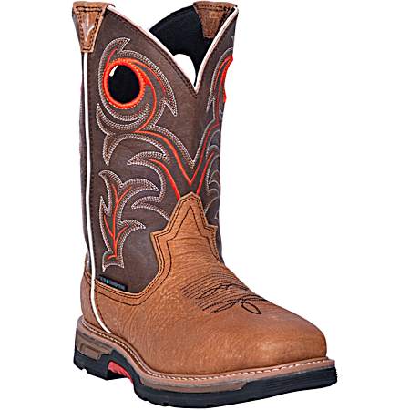 Men's Brown Storms-Eye Comp Toe Boots