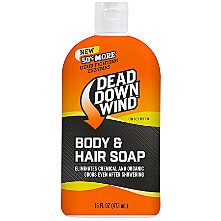 16 oz Unscented Odor Eliminating Body & Hair Soap
