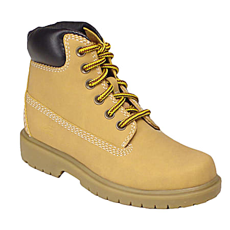 Deer Stags Boys' Mak2 Wheat Oiled Lace-up Waterproof Boots