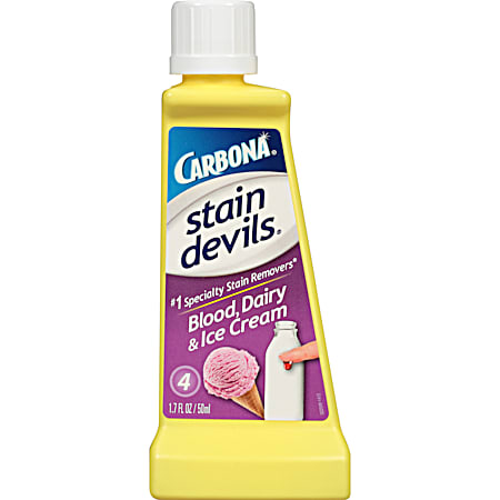 Carbona Stain Devils #4 1.7 oz Blood/Dairy & Ice Cream Stain Remover