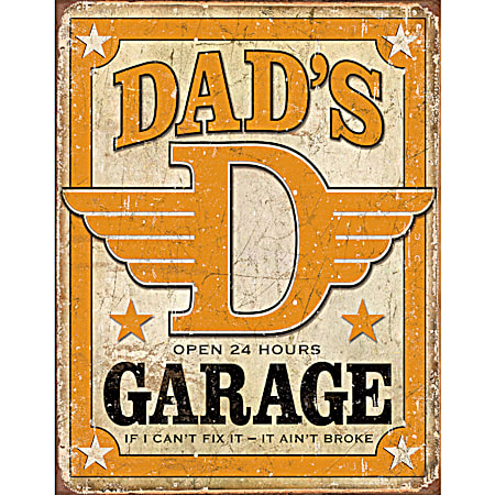 Dad's Garage Tin Sign