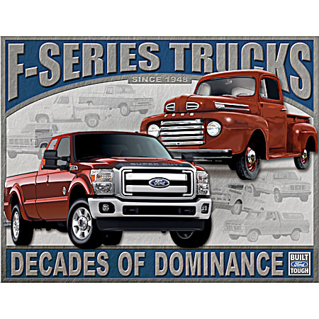 F-Series Trucks Tin Sign