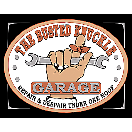  The Busted Knuckle Garage Tin Sign