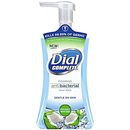 Dial Complete 7.5 oz Foaming Antibacterial Coconut Water Hand Wash