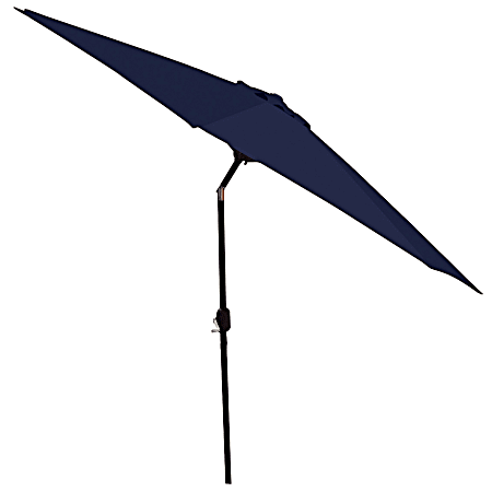 9 ft Navy Blue Aluminum Patio Umbrella