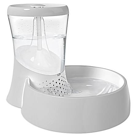 Petmate White Fresh Flow Rain Fountain for Pets