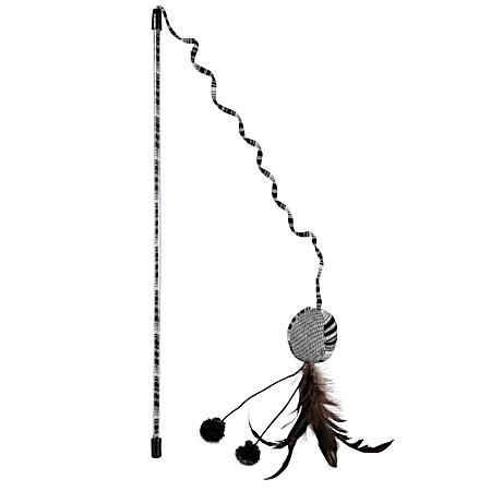 Feather Ball Cat Wand