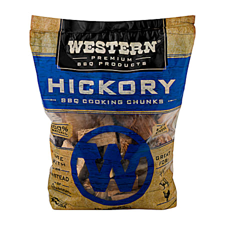 570 cu in Hickory BBQ Cooking Chunks