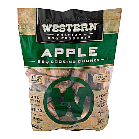 549 cu in Apple BBQ Cooking Chunks