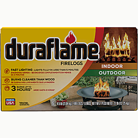 Duraflame 4.5 lb 3 Hour Firelogs - 6 Pk