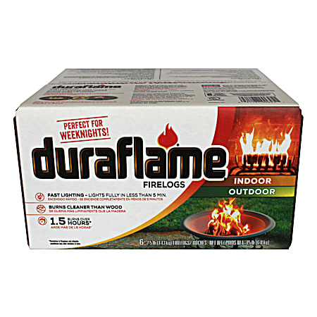 Duraflame 2.5 lb 1.5 Hour Firelogs - 6 Pk