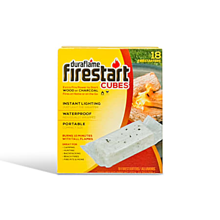 Firestart Cubes - 18 Pk