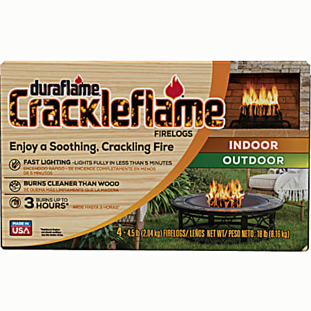 Duraflame 4.5 lb Crackleflame 3 Hour Firelogs - 4 Pk