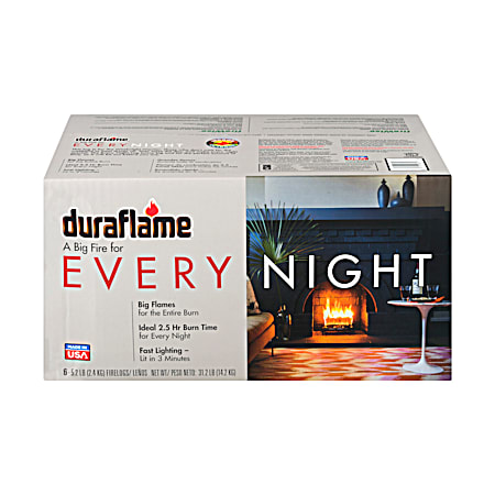 Duraflame 5.2 lb Every Night Firelog - 6 Pk