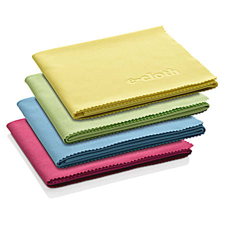 e-Cloth Glass & Polishing Cloths Assorted Multipack - 4 pk