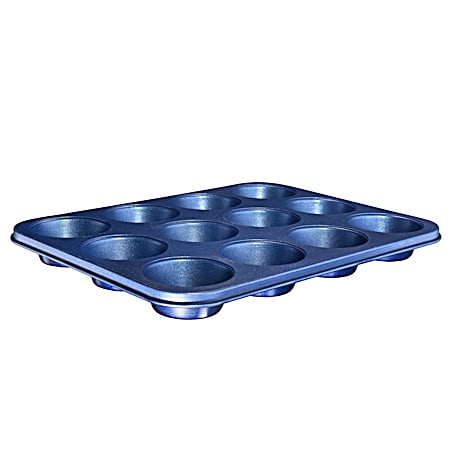 Blue 12 cup Muffin Pan