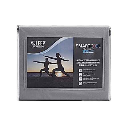 Coolmax Griffin Gray Solid Sheet Set