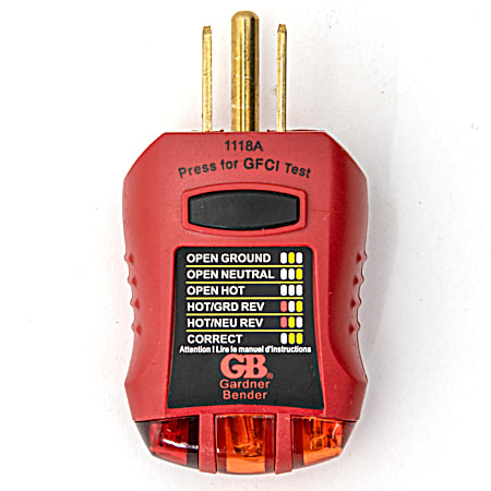 Gardner Bender Outlet GFCI Tester Circuit Analyzer