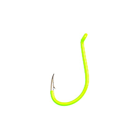 Eagle Claw Lazer Sharp Octopus Hooks - Chartreuse