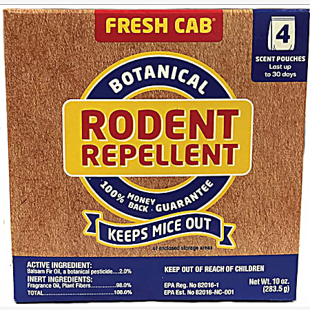 Botanical Rodent Repellent Pouches - 4 Pk
