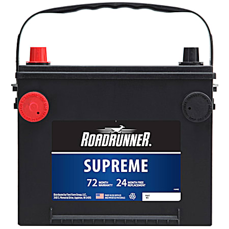 Road Runner Supreme Power Battery Grp Dt75 72 Mo 650 CCA