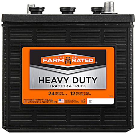 Tractor / Truck 6V Battery - Group 1, 640 CCA