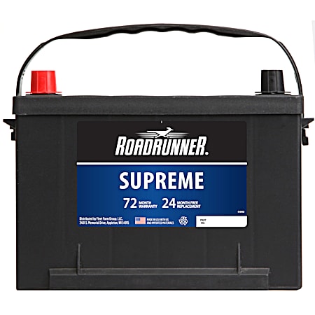Road Runner Supreme Power Battery Grp 58 72 Mo 580 CCA