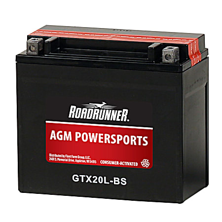 Grp 20L 12 Mo Power Sport Battery