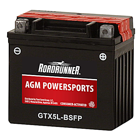 Grp 5L 12 Mo Power Sport Battery