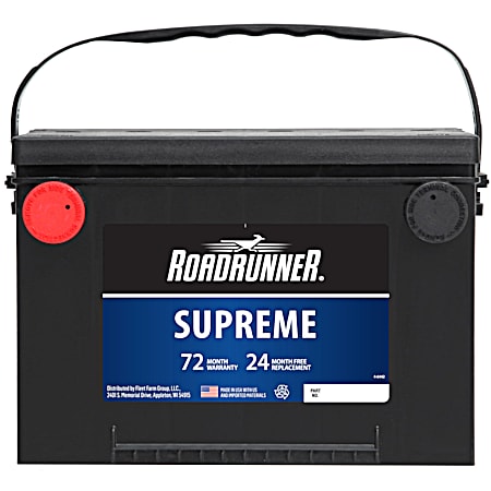 Road Runner Supreme Power Battery Grp 78 72 Mo 800 CCA