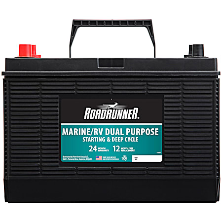Road Runner Marine / RV Dual Purpose Battery Grp 31 24 Mo 700 CCA